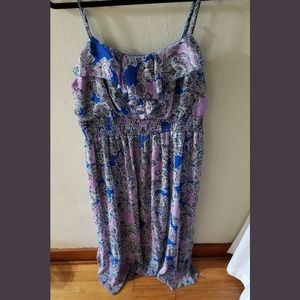 Paisley print maxi dress